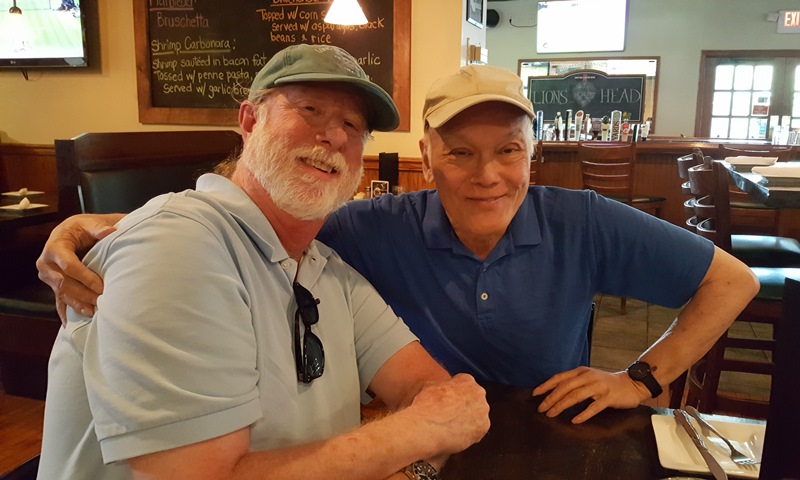 A photo of some people at this event