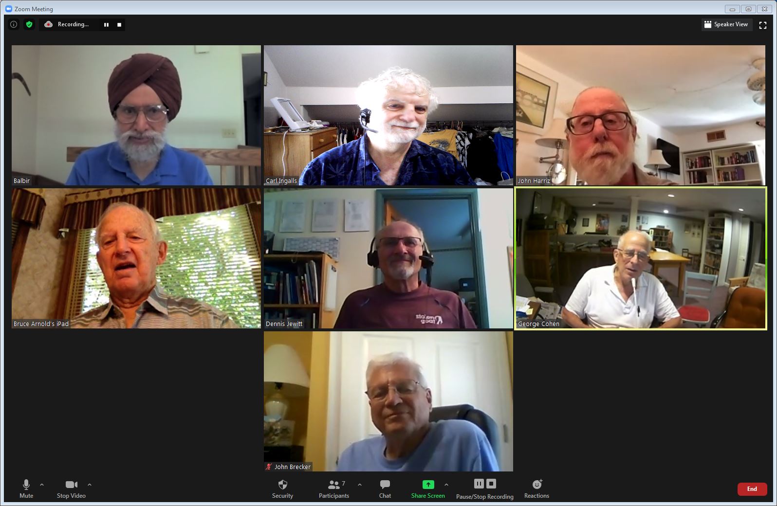 A photo of some people at this event