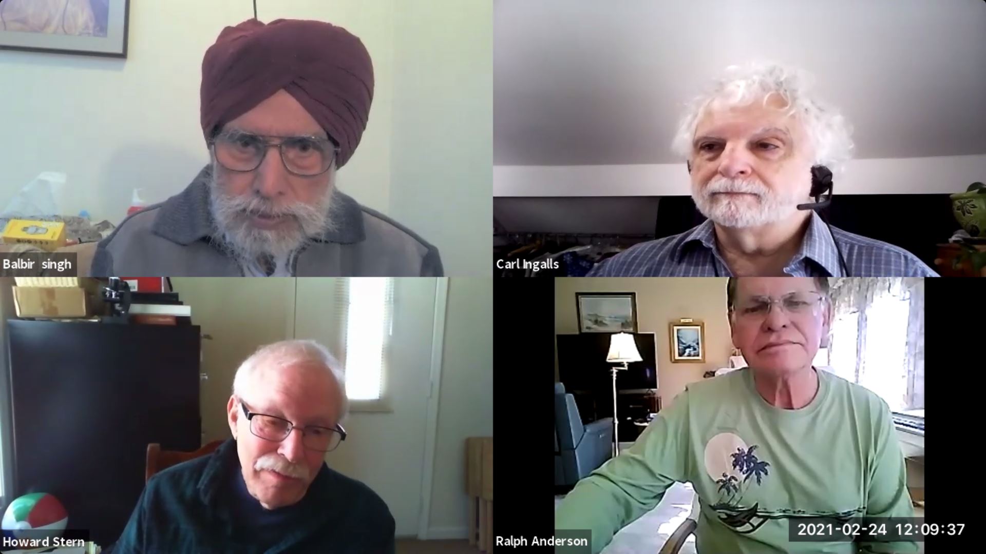 A photo of some people at this event