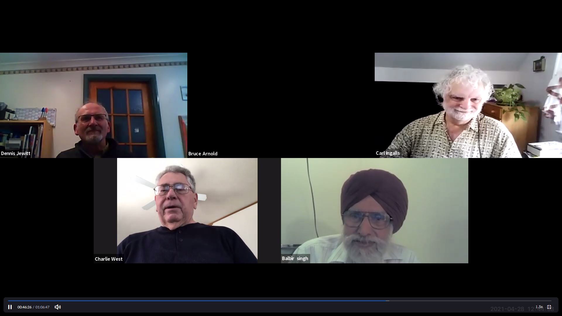 A photo of some people at this event