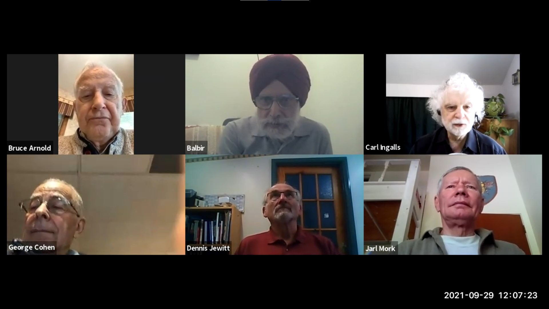 A photo of some people at this event