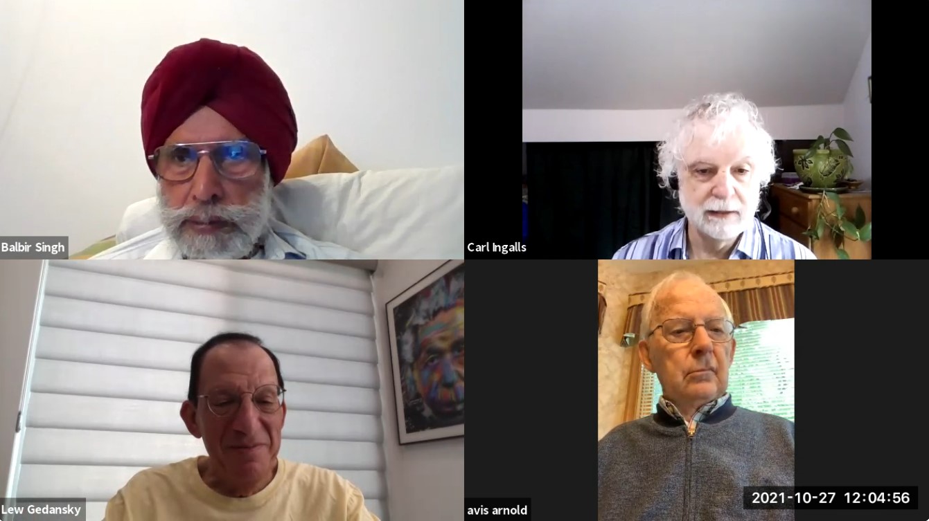 A photo of some people at this event