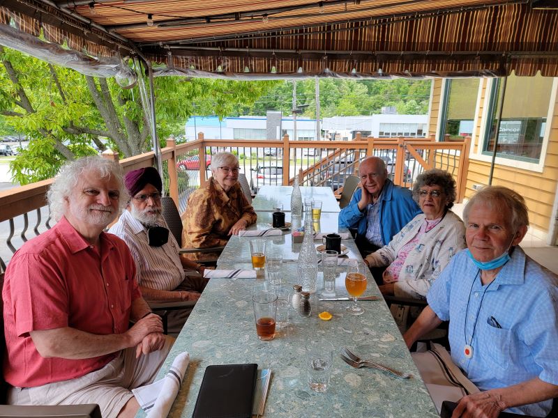 A photo of some people at this event