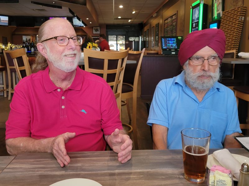 A photo of some people at this event