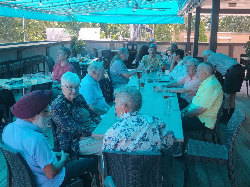 A photo of some people at this event