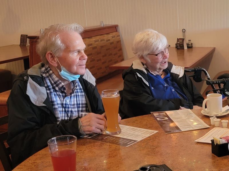 A photo of some people at this event