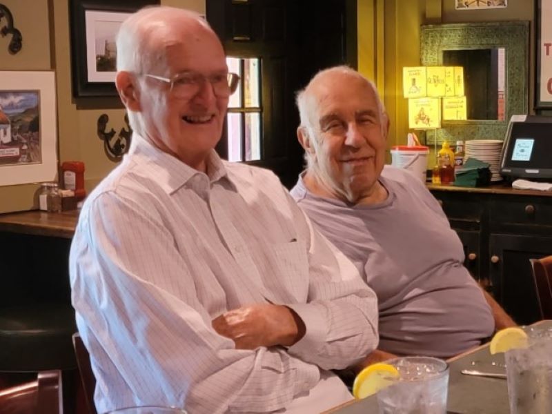 A photo of some people at this event