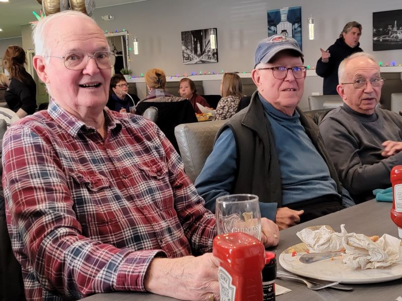 A photo of some people at this event