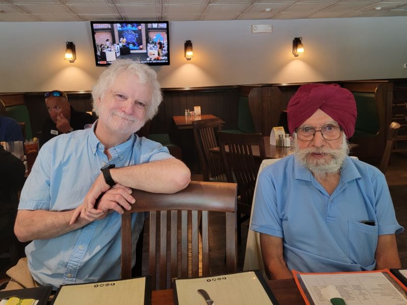 A photo of some people at this event