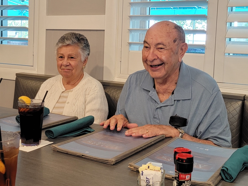 A photo of some people at this event