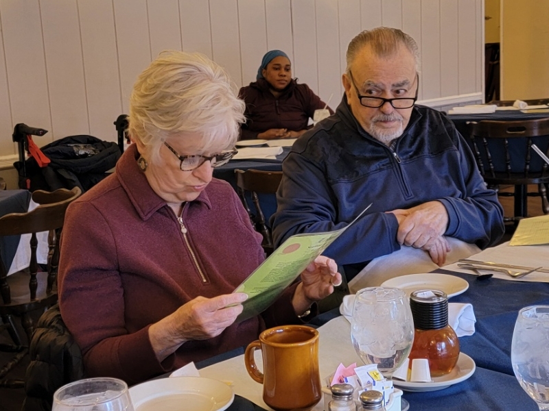 A photo of some people at this event